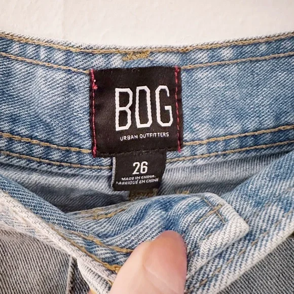 Urban Outfitters BDG Wide Leg Jeans Light Wash High Waisted - Picture 3 of 6